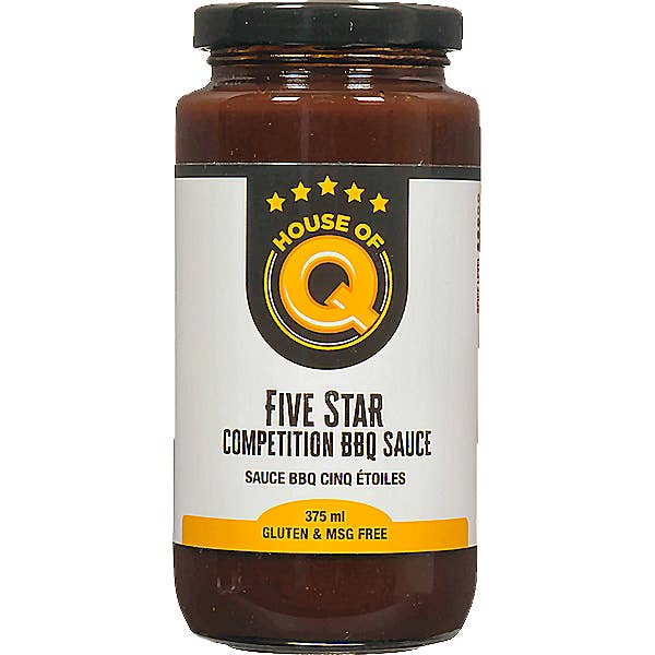 Sauce BBQ de compétition Five Star - l'un de nos best-sellers ! pour la vente par House Of Q