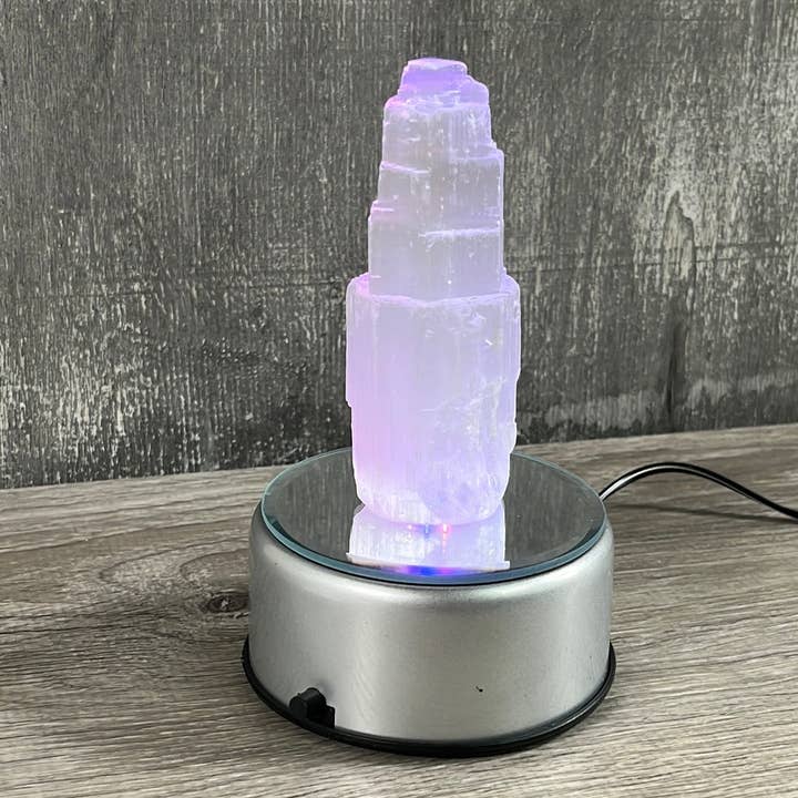 Keystone Crystals - Wholesale Light Bulb/Puck - Spinning Light Stand