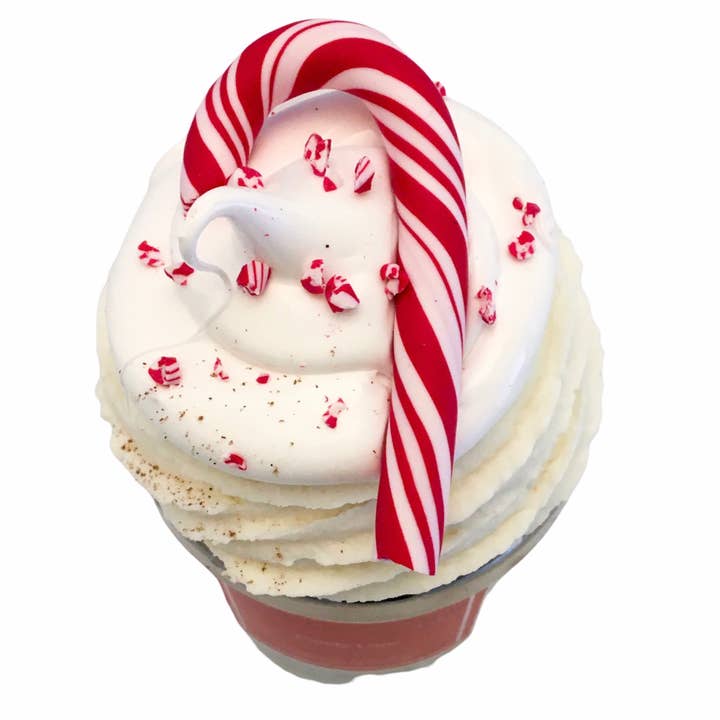 Donut Eat Bakery - Wholesale Novelty candle - Candy Cane Cupcake Candle1