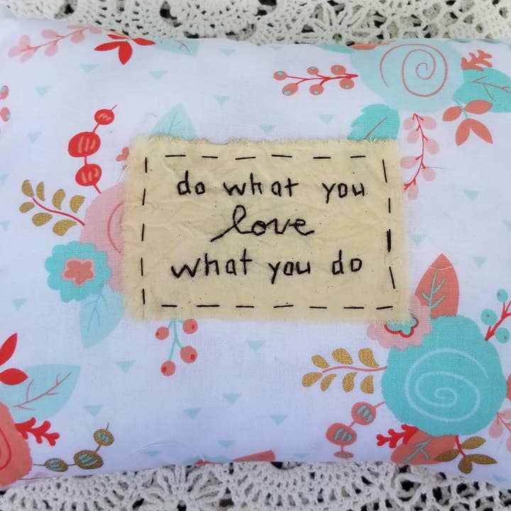 Scraps of the Past - Wholesale Throw/Decorative Pillow - Do What You Love