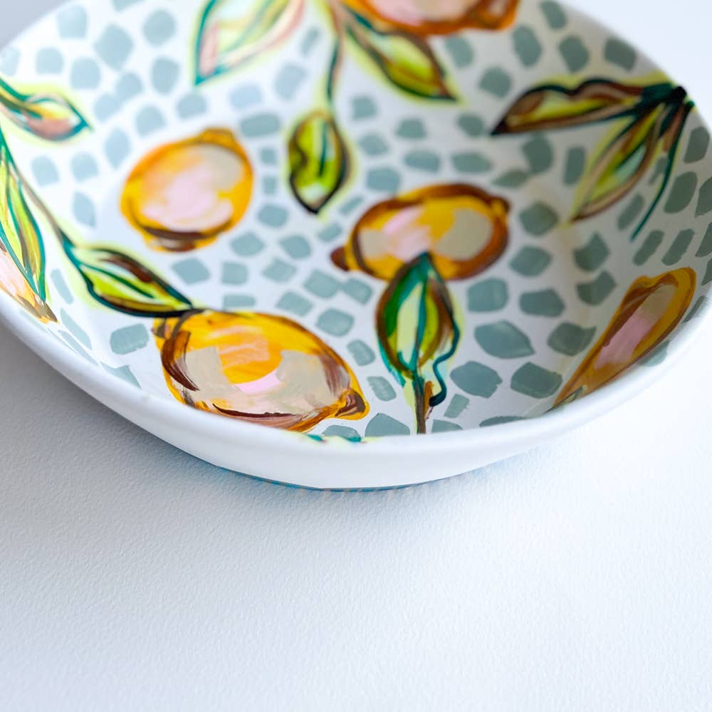 Jessica Reynolds Art - Wholesale Decorative Plate/Dish/Bowl - A Bowl Full of Lemons Decorative Platter 0