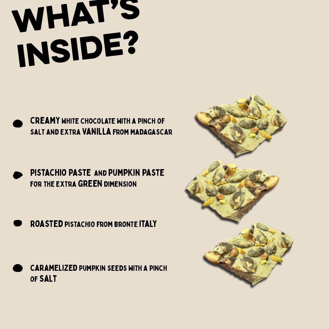 VS Food Online - Johnny Doodle - Vendita all'ingrosso Barretta di cioccolato - Cioccolato bianco cremoso al pistacchio - Johnny Doodle - Fairtrade5