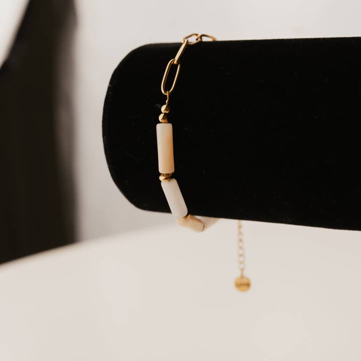 Radiance Within Pink Aventurine Beaded Bracelet for wholesale by I AM LOVE PROJECT INC.