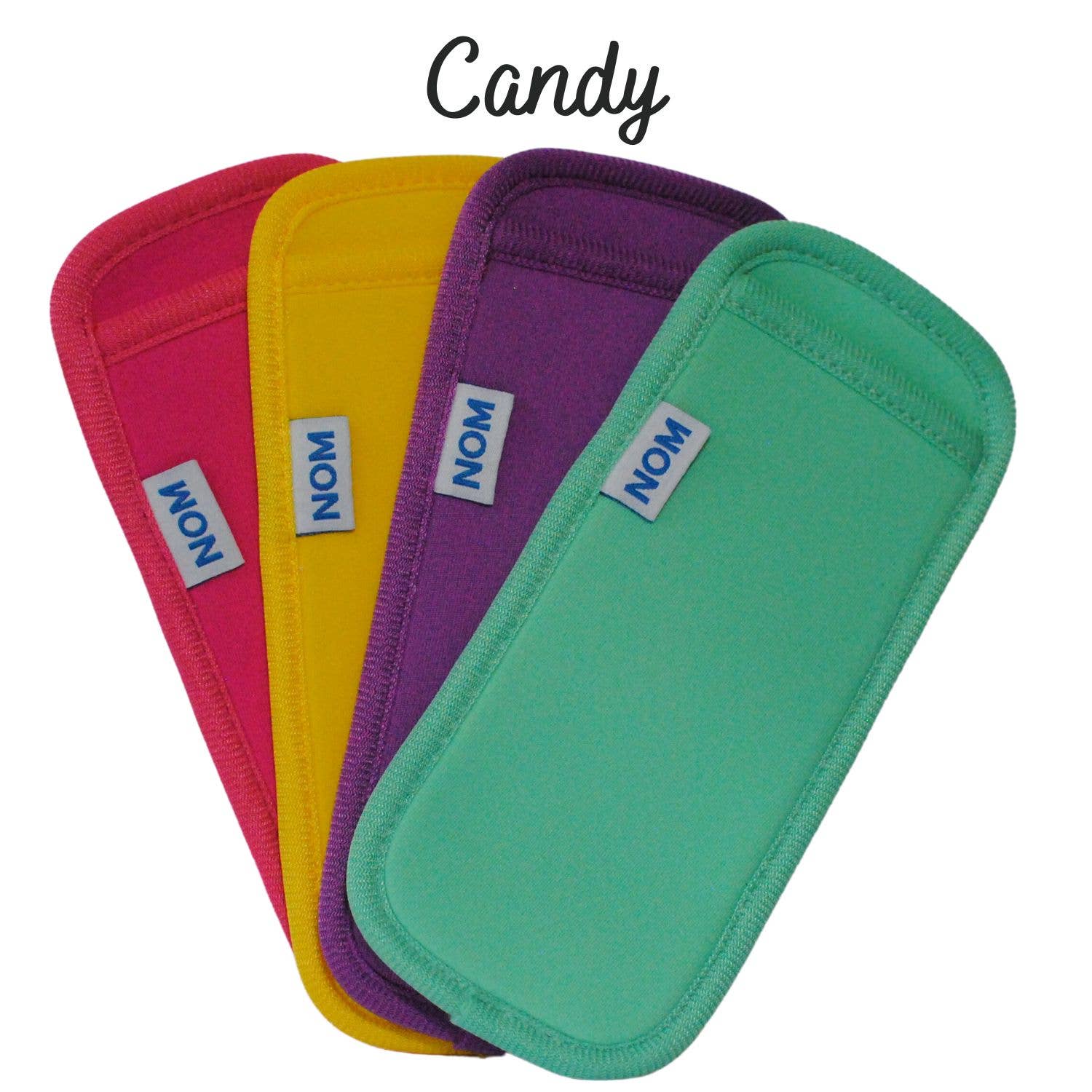 Nom Nom Kids – wholesale Kitchen tool/gadget – Neoprene Ice Pop Holder Pack of 45