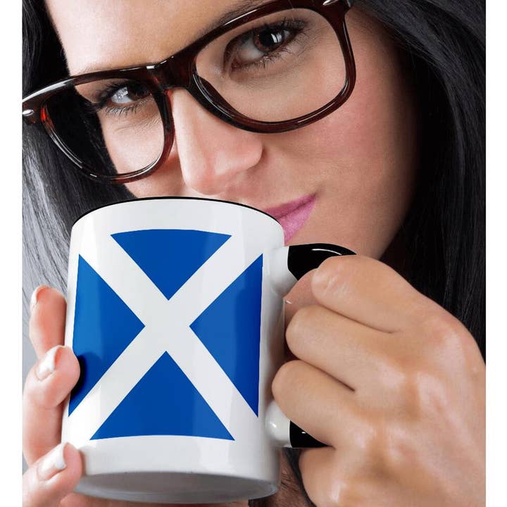 3dRose - Wholesale Coffee Mug - 3dRose, Flag of Scotland - Scottish blue with white Saint Andrews Cross Saltire - Scots UK United Kingdom, Mug