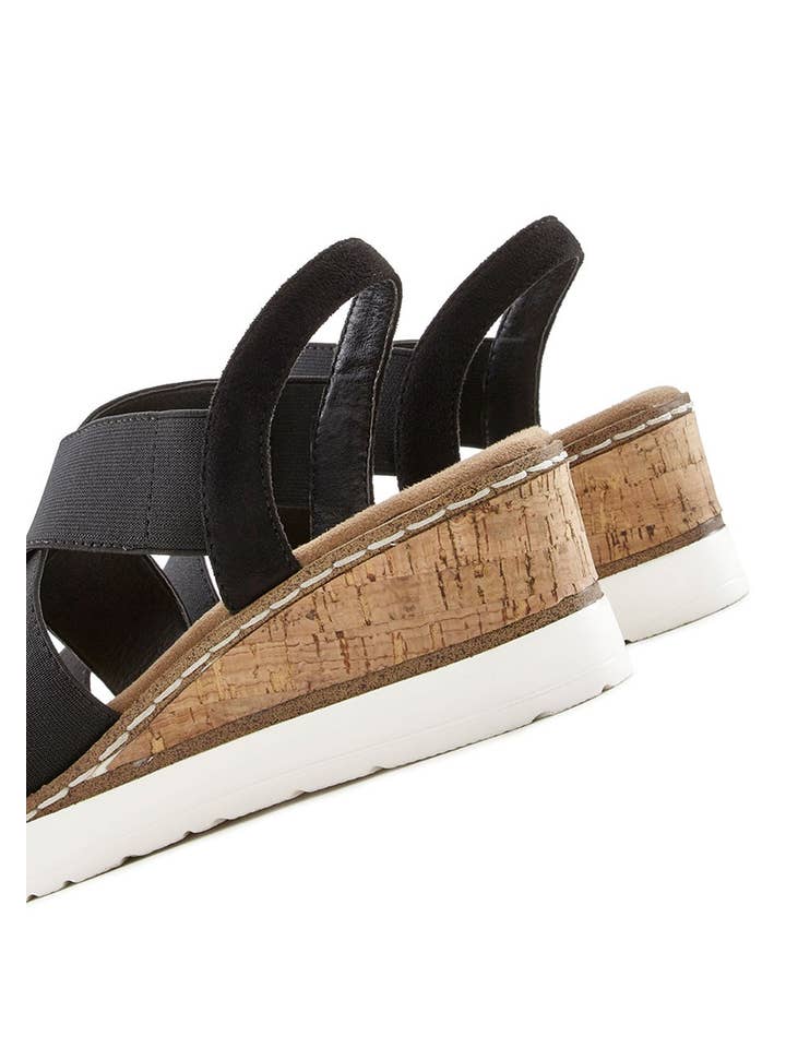 Lascana - Wholesale Sandals - Women's - LASCANA Women's Ankle Strap Wedge Sandals