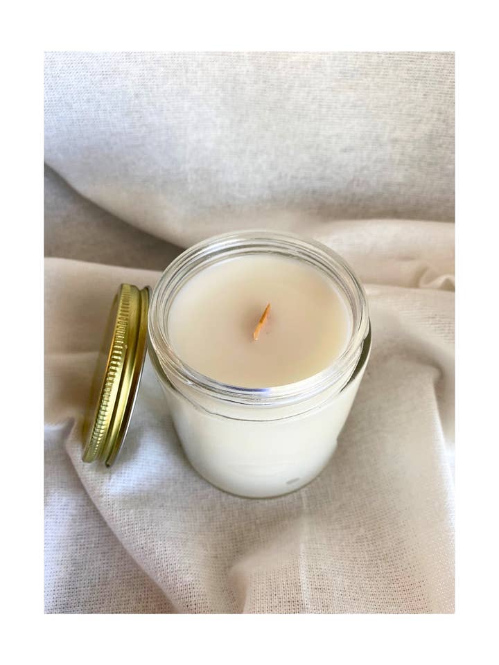 Aucune marque, bougie de soja à la noix de coco personnalisée, 8 oz pour la vente par Kare Botanicals