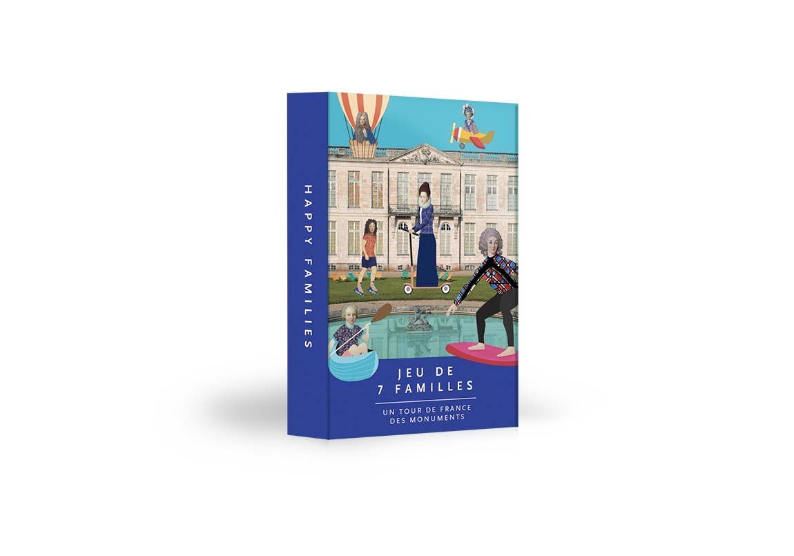 Mon Petit Art - Vendita all'ingrosso Carte da gioco - 7 Famiglie: Un tour della Francia0
