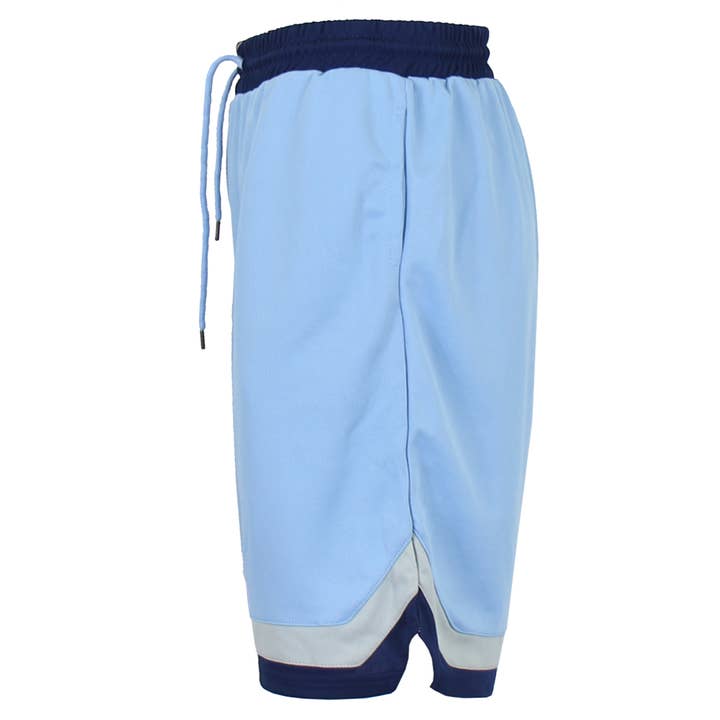 Galaxy By Harvic - Wholesale Athletic shorts – Men's - Moisture Wicking Performance Mesh Shorts With Trim Design0