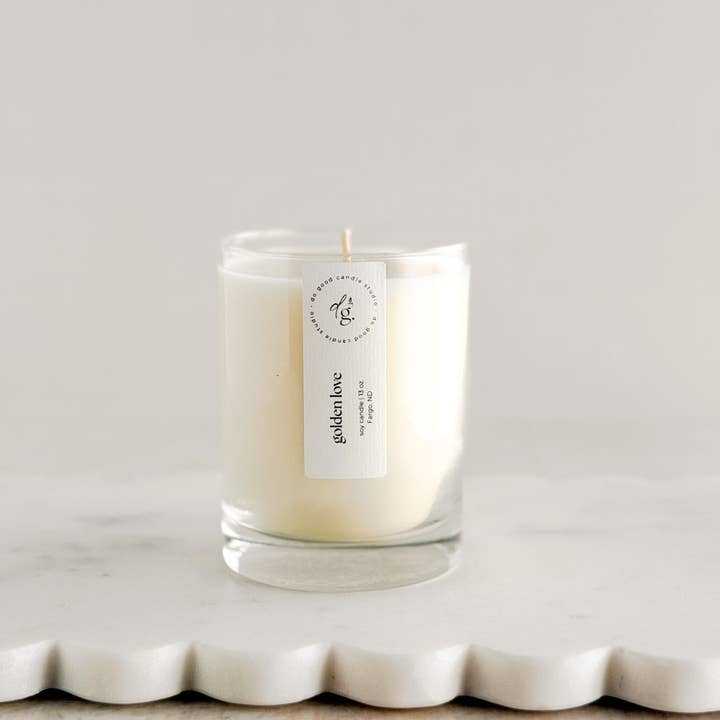 Do Good Candle Studio - Wholesale Jar/Filled Candle - Golden Love | Love Collection | Soy Candle1