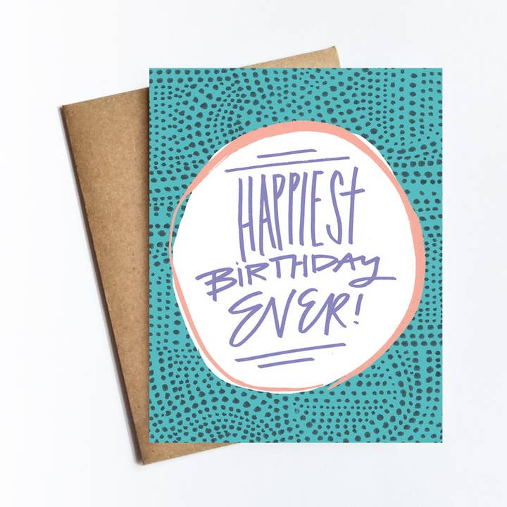 Tarjeta de cumpleaños feliz para siempre para venta al por mayor de Kate Moore Creative Studio