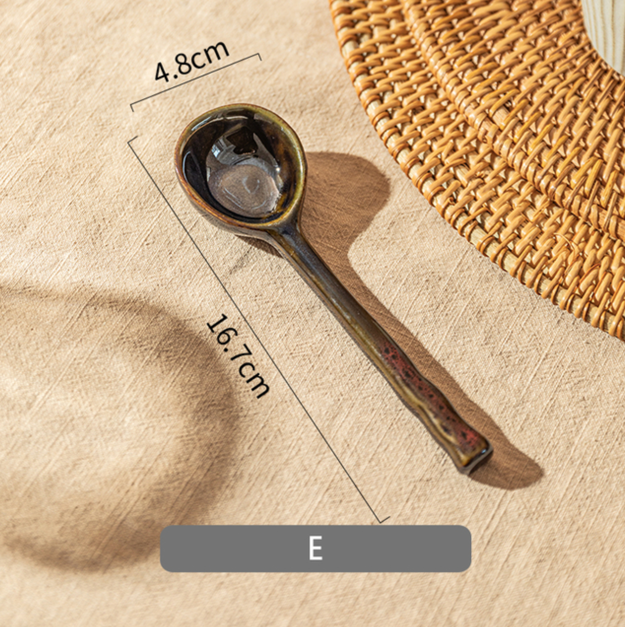 Homerely (We Cover All Import Duties) – Engroshandel Køkkenske – Japansk keramisk suppe ske4