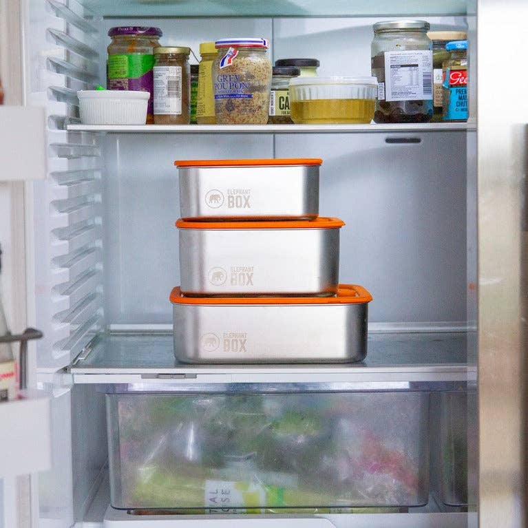 Elephant Box – Engroshandel Madbeholder – Prep & Store lækagesikre madbeholdere - Orange2