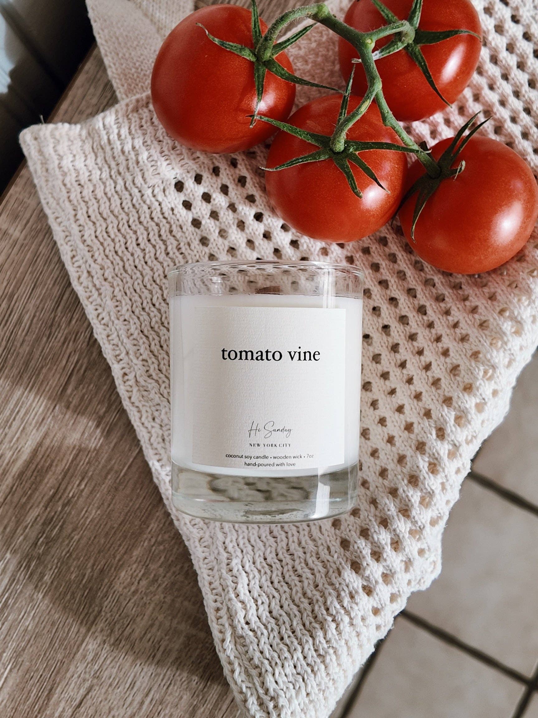 Hi Sunday Collective - Wholesale Jar/Filled Candle - TOMATO VINE4