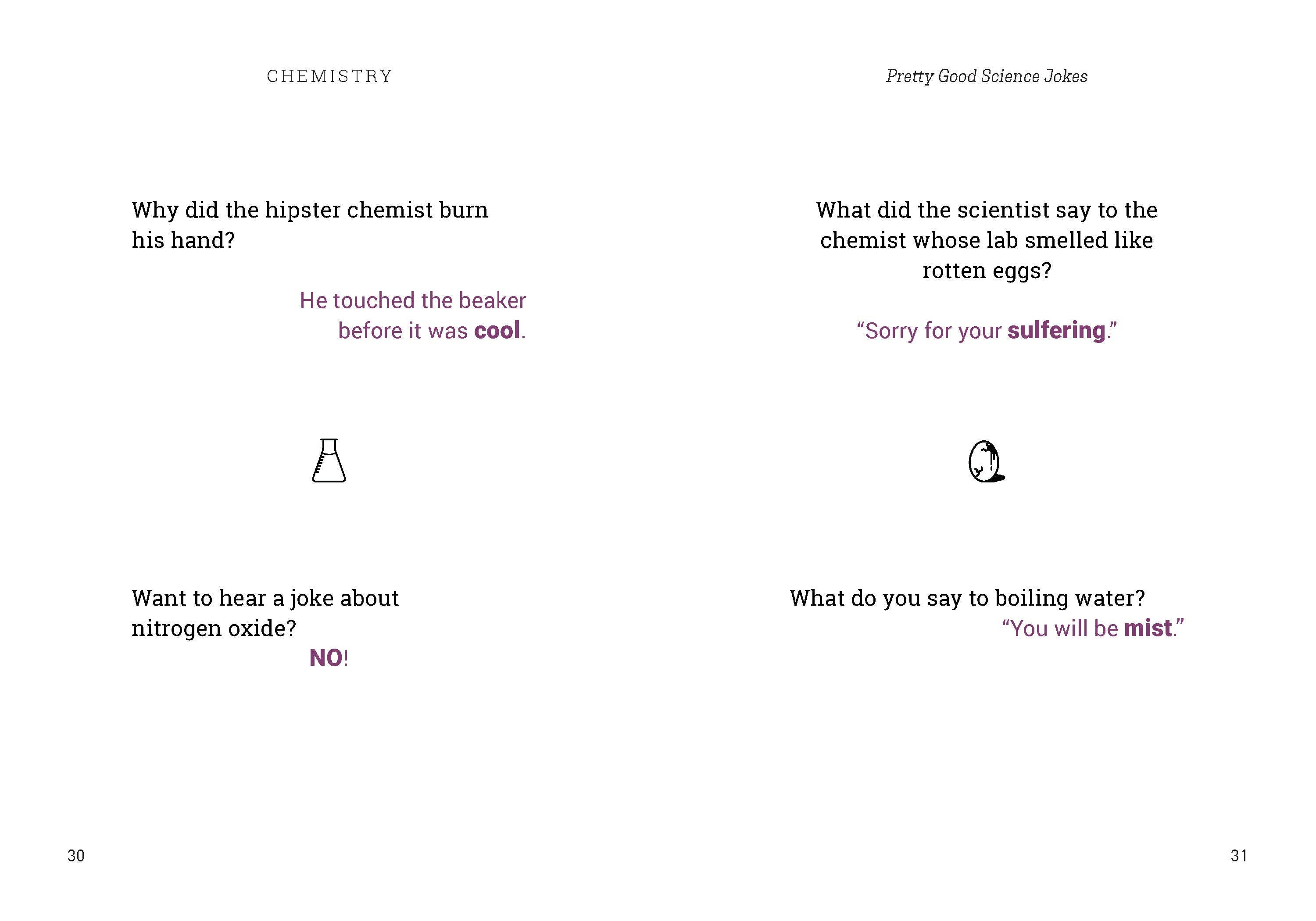 Chronicle Books - Wholesale Humor - Pretty Good Science Jokes10