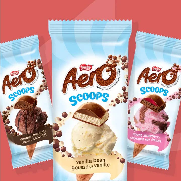 Echo Sales America - Wholesale Chocolate Bar - Nestlé Aero Scoops Vanilla Bean SHORT DATE NOV25, 20251