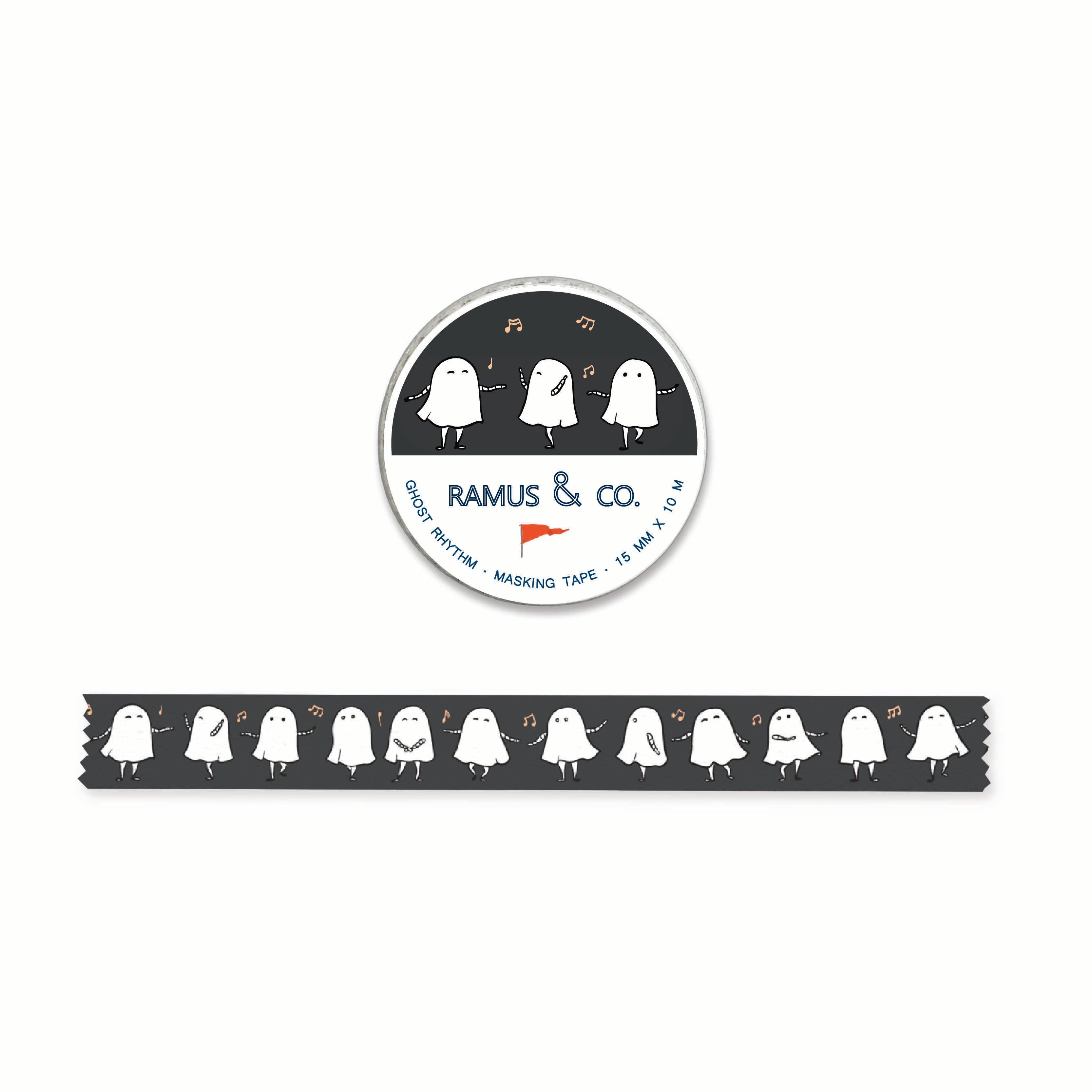 Ramus & Co. – Großhandel Washi-Tape – Ghost Rhythm Masking Tape0