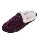 Roxoni - Wholesale Slippers - Women's - WOMEN'S SOFT INDOOR SUEDE FURR CLOG SLIPPERS.4