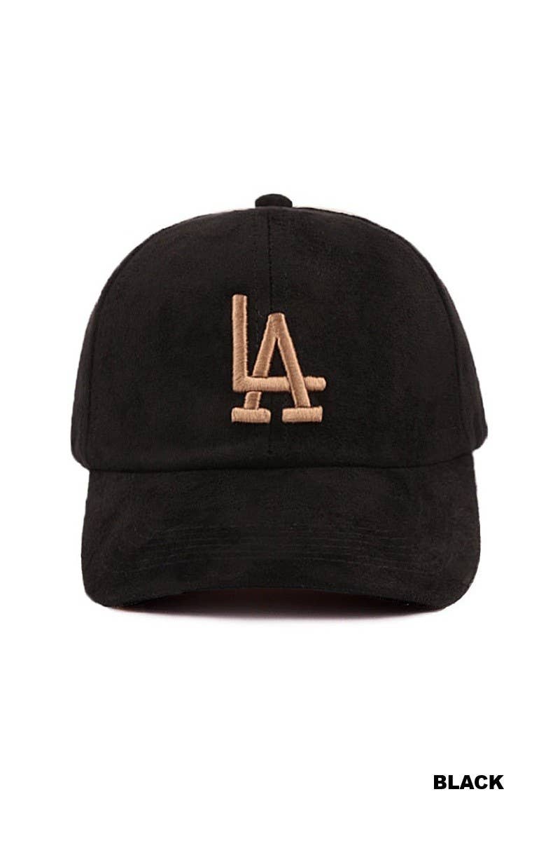 Vanilla Monkey – wholesale Baseballkeps - Dam – La City Logo Classic Suede Baseballkeps1