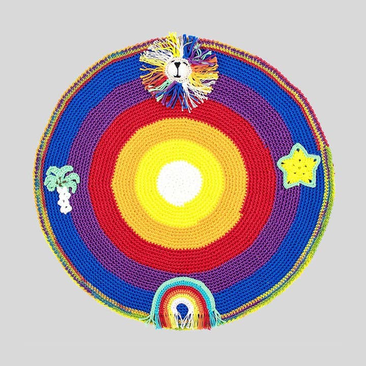 RAINBOW CHARGER PLATE for wholesale by Cibelle