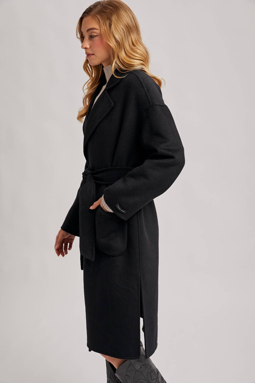 Bluivy - Wholesale Coat - Women's - HANDMADE BELTED LONGLINE COAT3