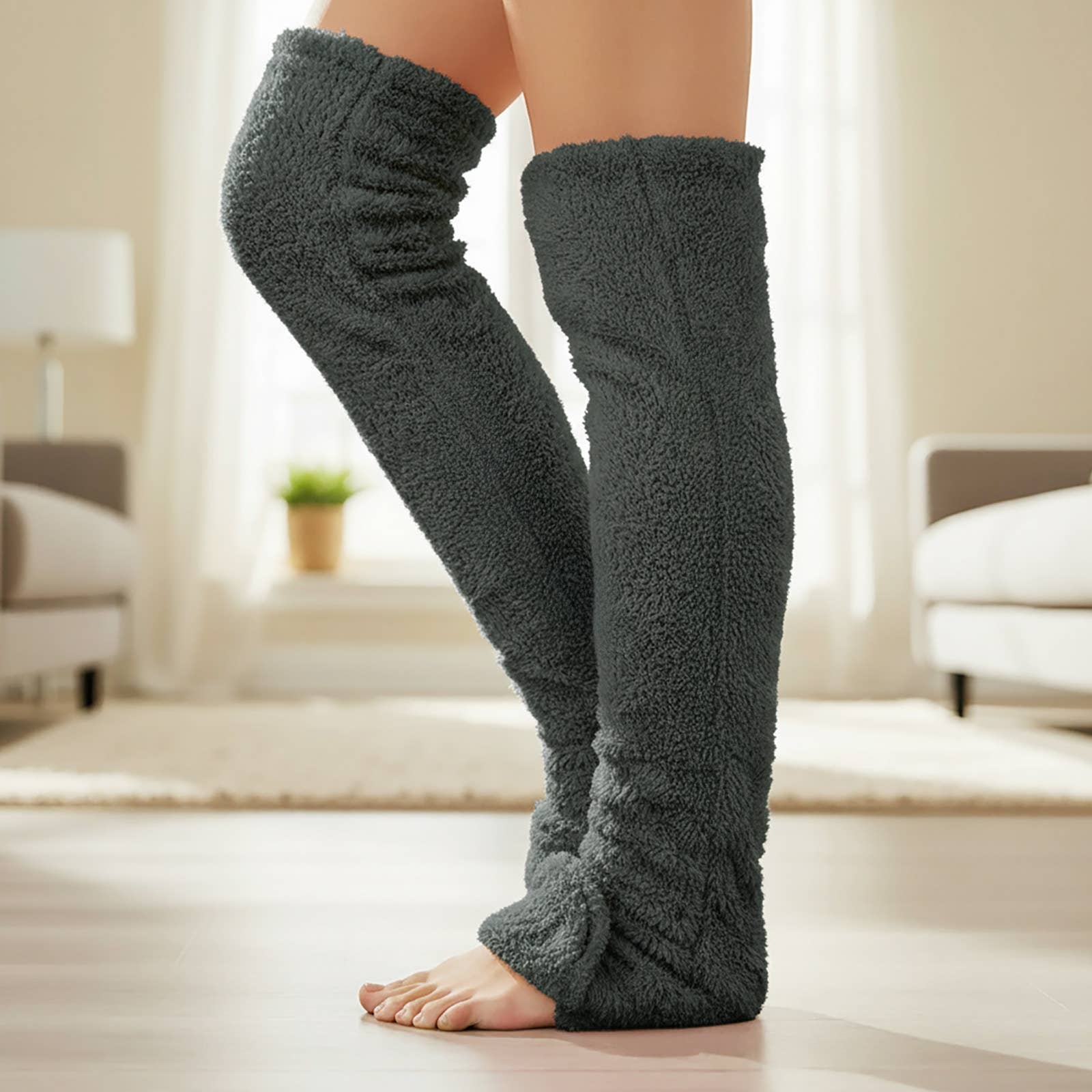 Wrapables.com - Wholesale Socks - Women's - Wrapables Fuzzy Thigh High Leg Warmer Socks13