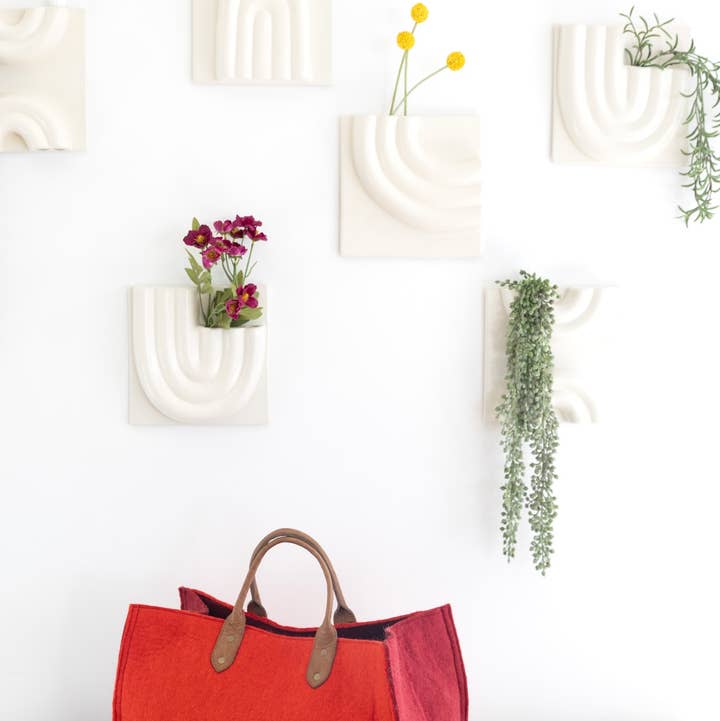 Fibres of Life - Wool & Felt - Wholesale Tote Bag - Women's - The Grab-&-Go Carry All | Felt Wool Tote Bag | Soft Yarn Bag24