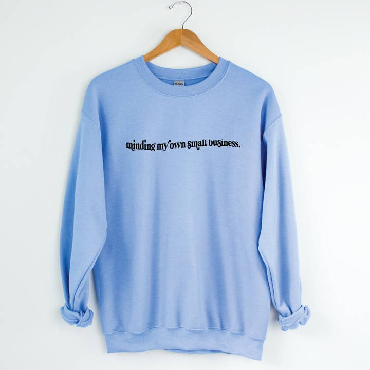 SBG Co. – Großhandel Sweatshirt mit Grafikdruck – Damen – Ich sorge mich um mein eigenes Sweatshirt für kleine Unternehmen5