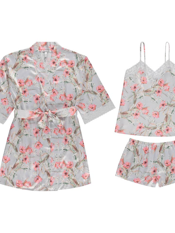 Flora Nikrooz - Wholesale Sleepwear Set - Women's - Sabrina Travelset25