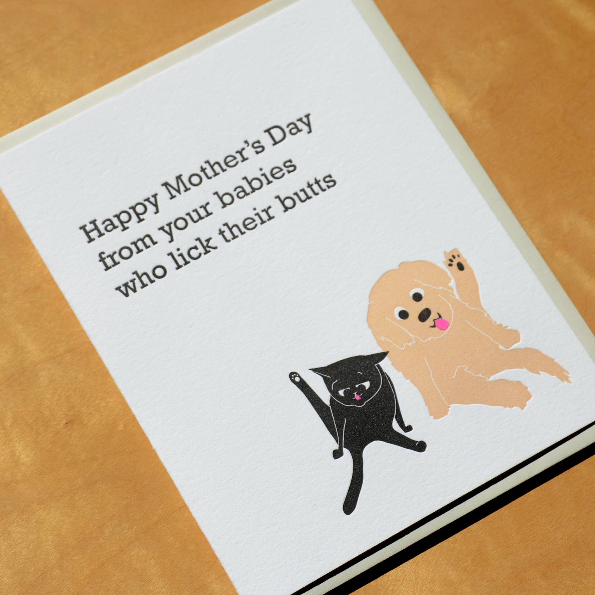 McBitterson's - Wholesale Mother's Day Card - Babies That Lick Butt Mother's Day1