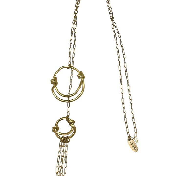 Ketting Me Engancho in ketting en goud_messing voor wholesale door Gloria Mago