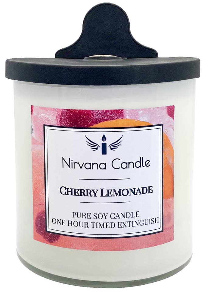 Cherry Lemonade Self-Extinguishing Candle for wholesale by Nirvana Candle