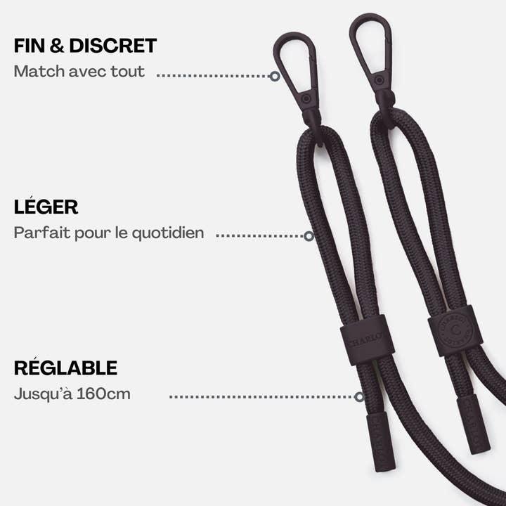 CHARLOT · Paris - Wholesale Bag Strap - Women's - Detachable Black Cord2