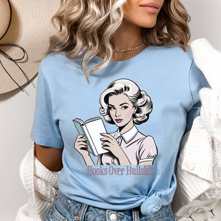 Livres plutôt que conneries DTF Transfert pour la vente par Anthroverse