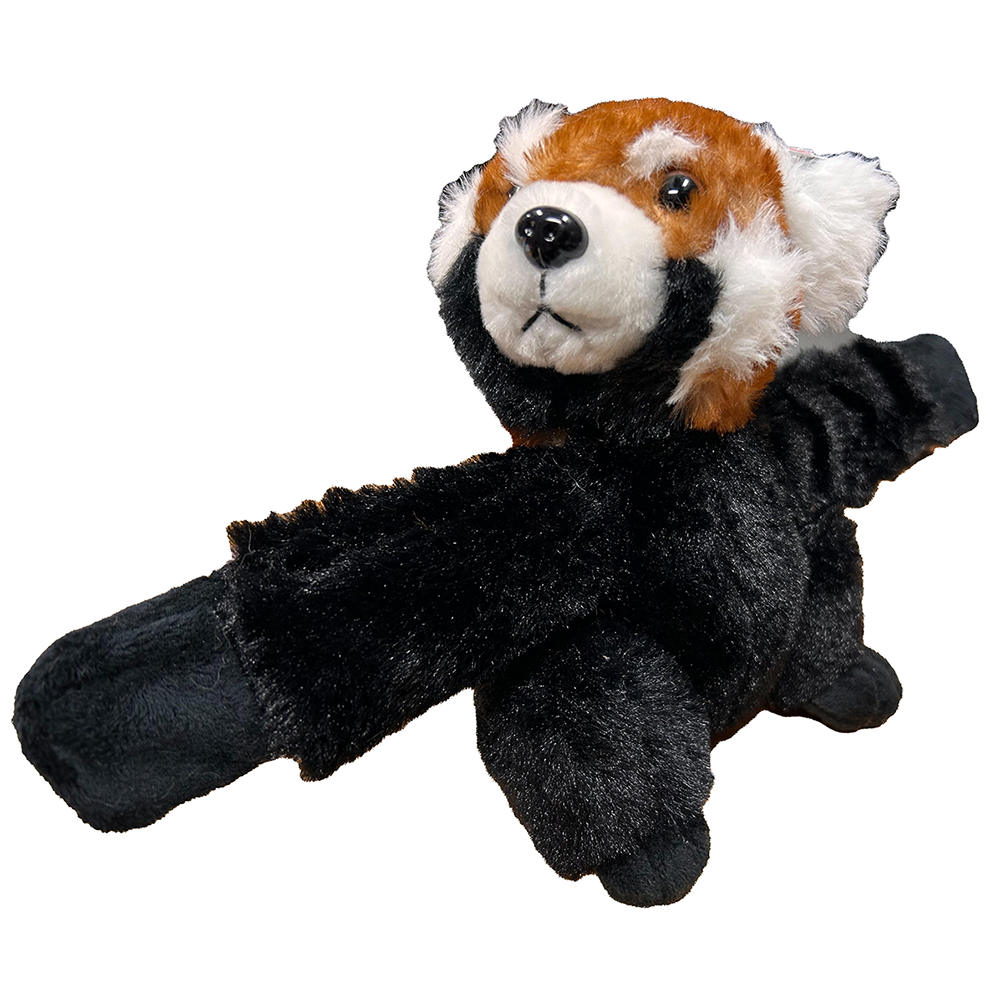 Texas Toy Distribution - Wholesale Stuffed/Plush Toy - Kids & Baby - Red Panda Plush Stuffed Animal with Slap Bracelet1
