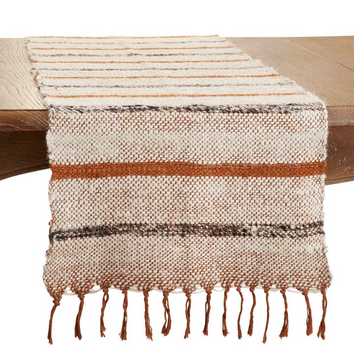 Rust Striped Runner - Jazzy Design for wholesale on Faire