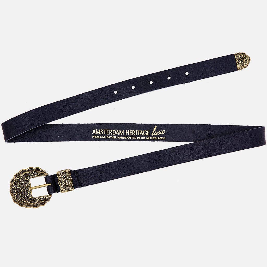 Amsterdam Heritage Belts, Bags, Apparel & Jackets EU – Cinto - Mulher por atacado – FEITO POR ENCOMENDA Anabel | Cinto de Pele Fino Mulher5