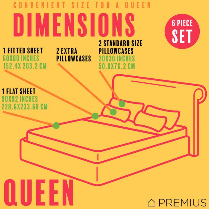 ShopBobbys - Vendita all'ingrosso Set di lenzuola - Set di lenzuola in microfibra Premius Montego Soft senza pieghe, verde-giallo5