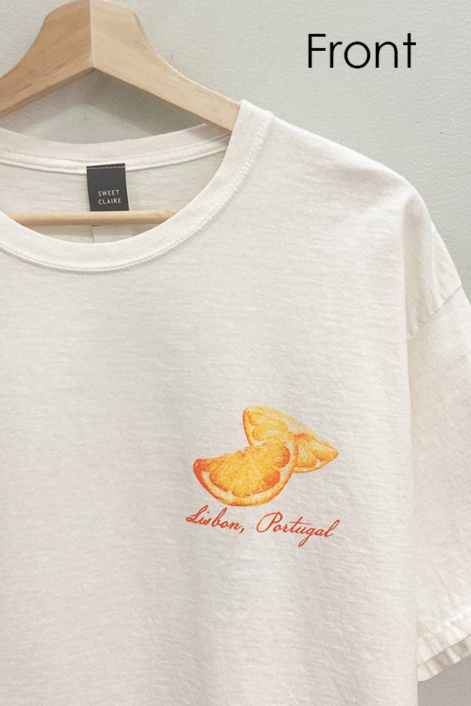 CREAM Lisbon Sardines Tee  for wholesale on Faire1