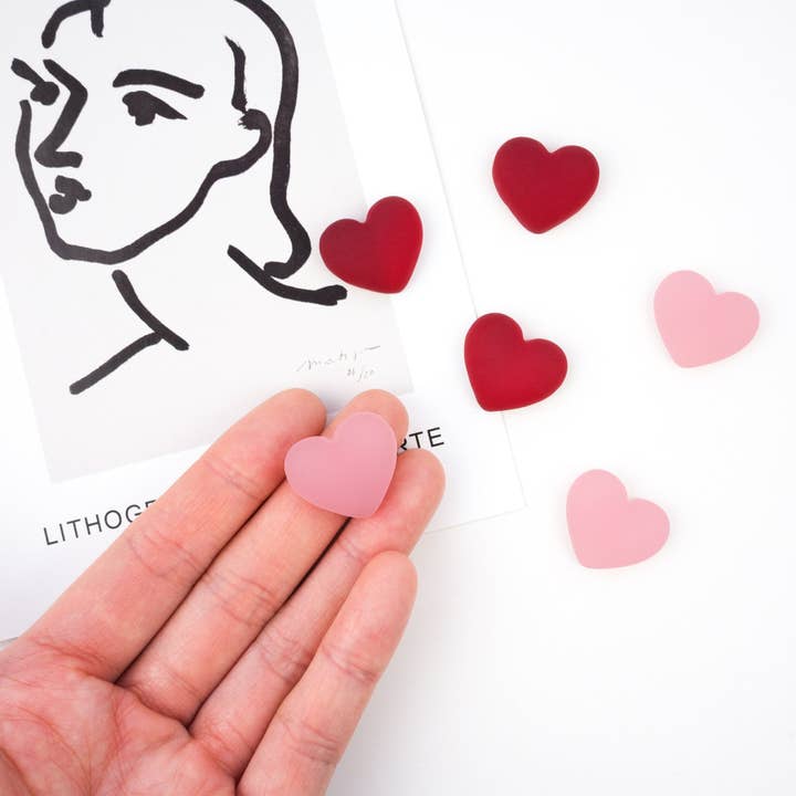 Mini Story Co - Wholesale Lapel Pin/Button - Love Heart Pins | Cute Heart Brooch | I Love You Badge | Romantic Lapel Accessories | Valentine's Gift | Pins for Backpack and Hat6