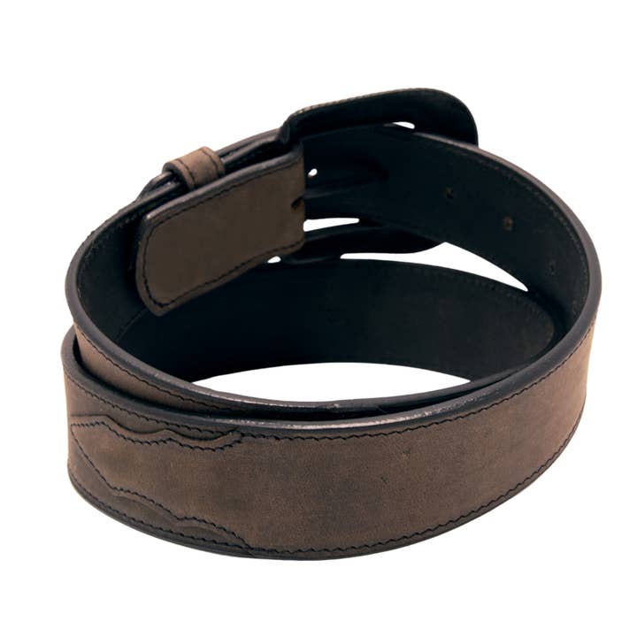 Western Express - Wholesale Belt - Unisex - Two Tone Top Grain Leather Belt2