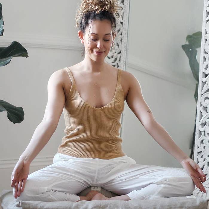 Yogamatters - Wholesale Meditation Supplies - Yogamatters Hemp Zabuton - Natural5