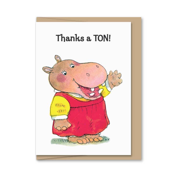 Maginating - Wholesale Thank You Card - Mini Thanks TONS! | Enclosure-sized Thank You Greeting Card0