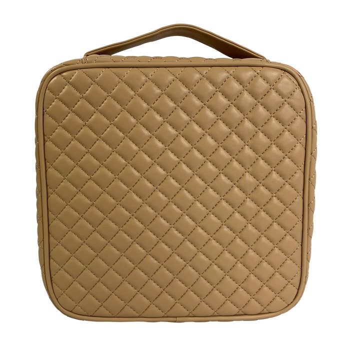 PurseN (new) - Vente Trousses de maquillage/cosmétique - Mini Diva Trousse de Maquillage - Matelassé Nude8