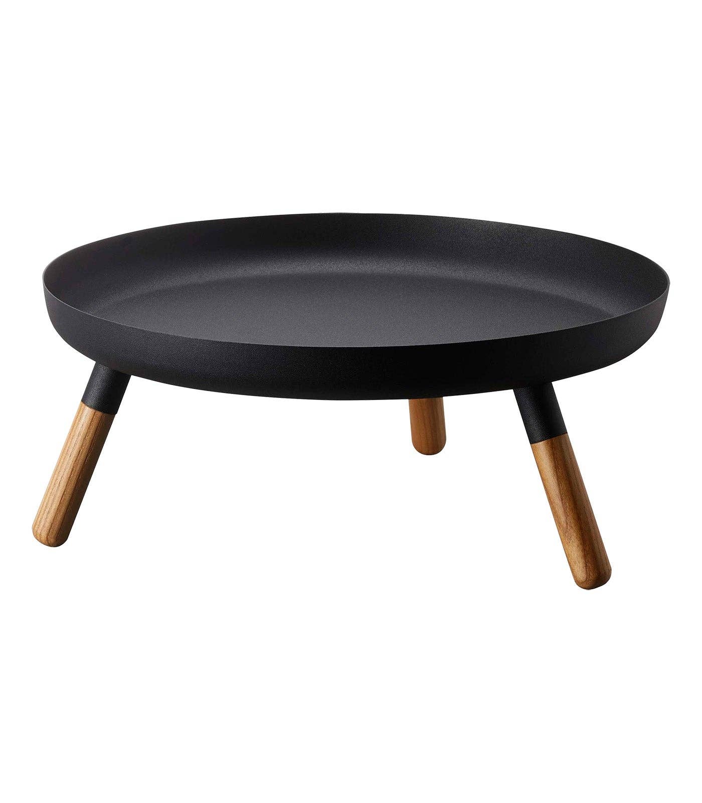 Yamazaki Home - Wholesale Decorative Tray - Countertop Pedestal Tray - Steel + Wood3