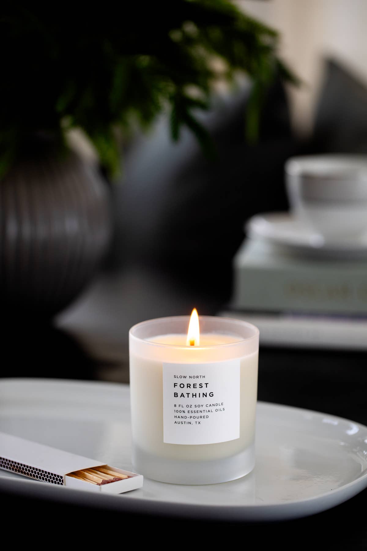 Slow North - Wholesale Jar/Filled Candle - Forest Bathing - Non-Toxic Candle - Spring Gift4