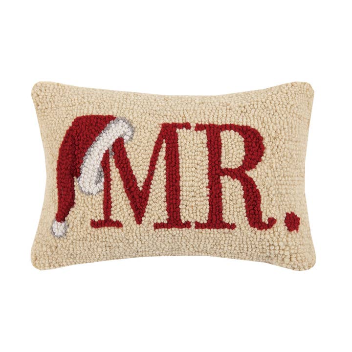 Mr. Santa Hook Pillow for wholesale by Peking Handicraft
