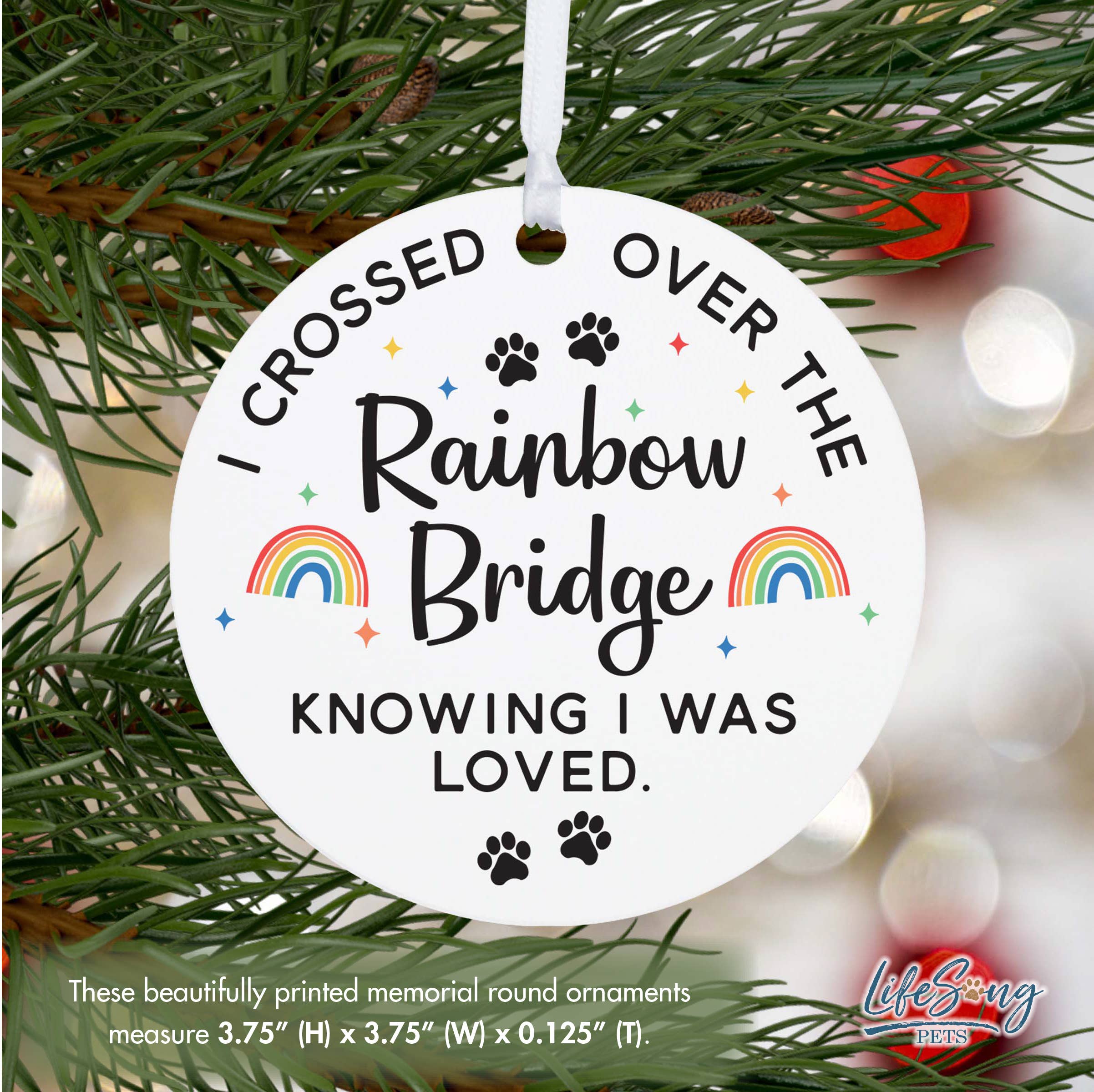 LifeSong Milestones - Wholesale Ornament - Rainbow Bridge Pet Keepsake Ornament 5