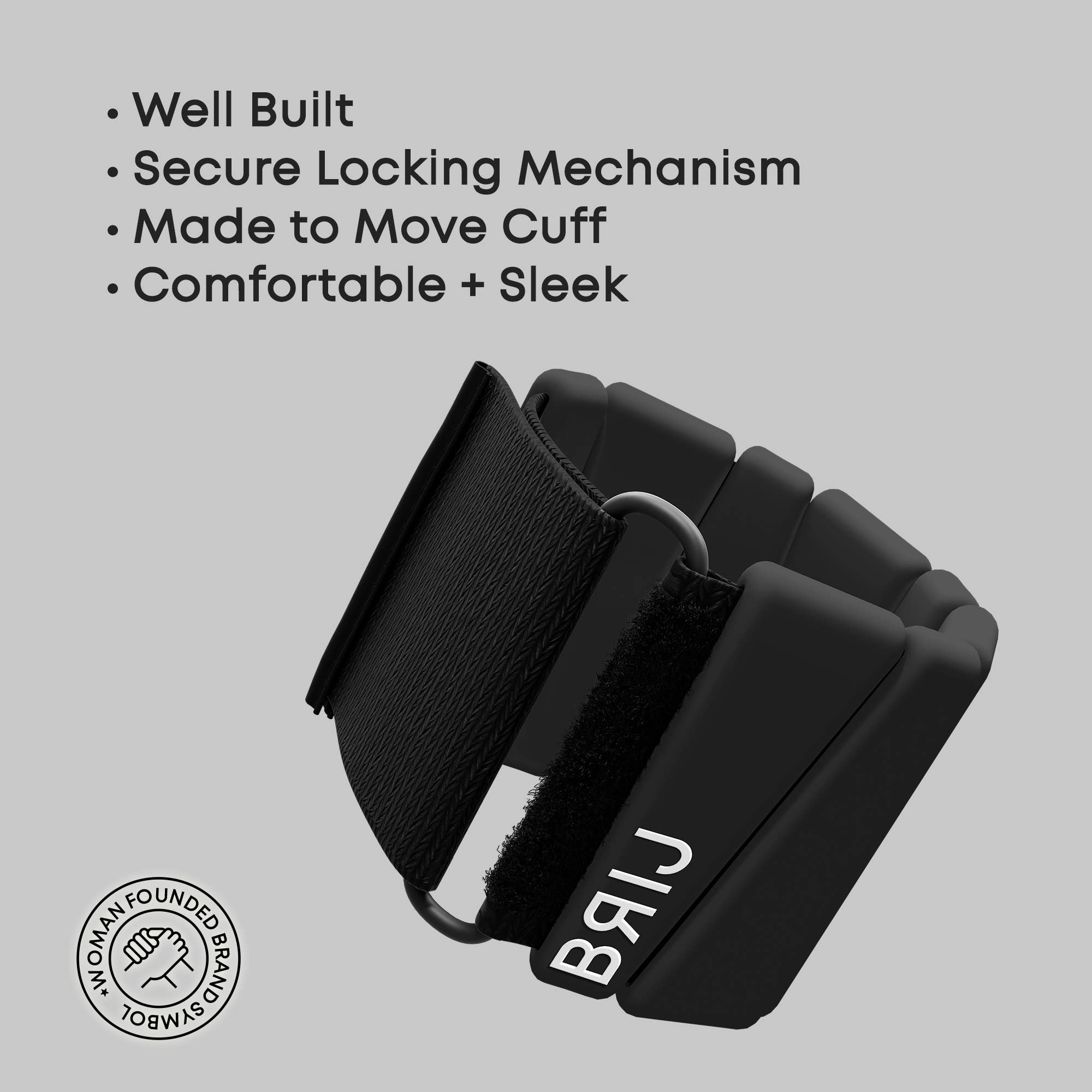 Move Me Barr - Vendita all'ingrosso Attrezzatura per il fitness - BRIJ - Set da 2 pesi da polso regolabili indossabili (1 lb ciascuno)4