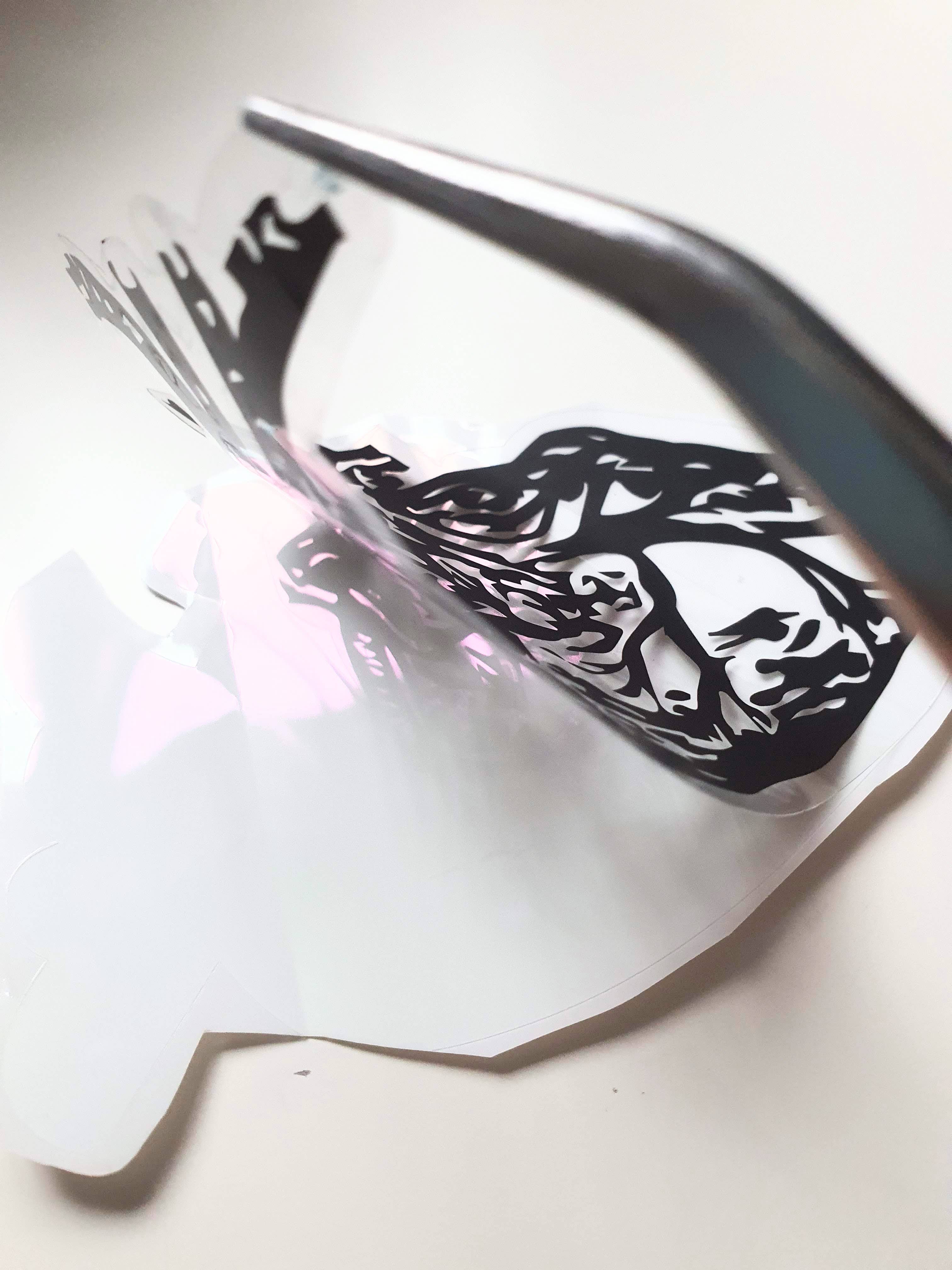 Fizah Afzal – wholesale Sticker – Floral chrysanthemum waterproof clear sticker1